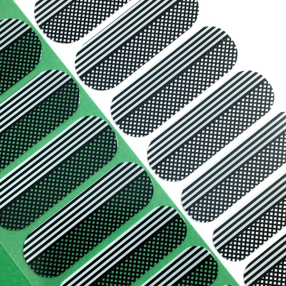 Jamberry Swanky Nail Wraps, SSE, Full Sheet